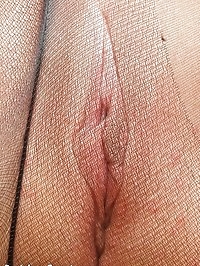 Bibi Fox wet pussy masturbation and fingering through nylons